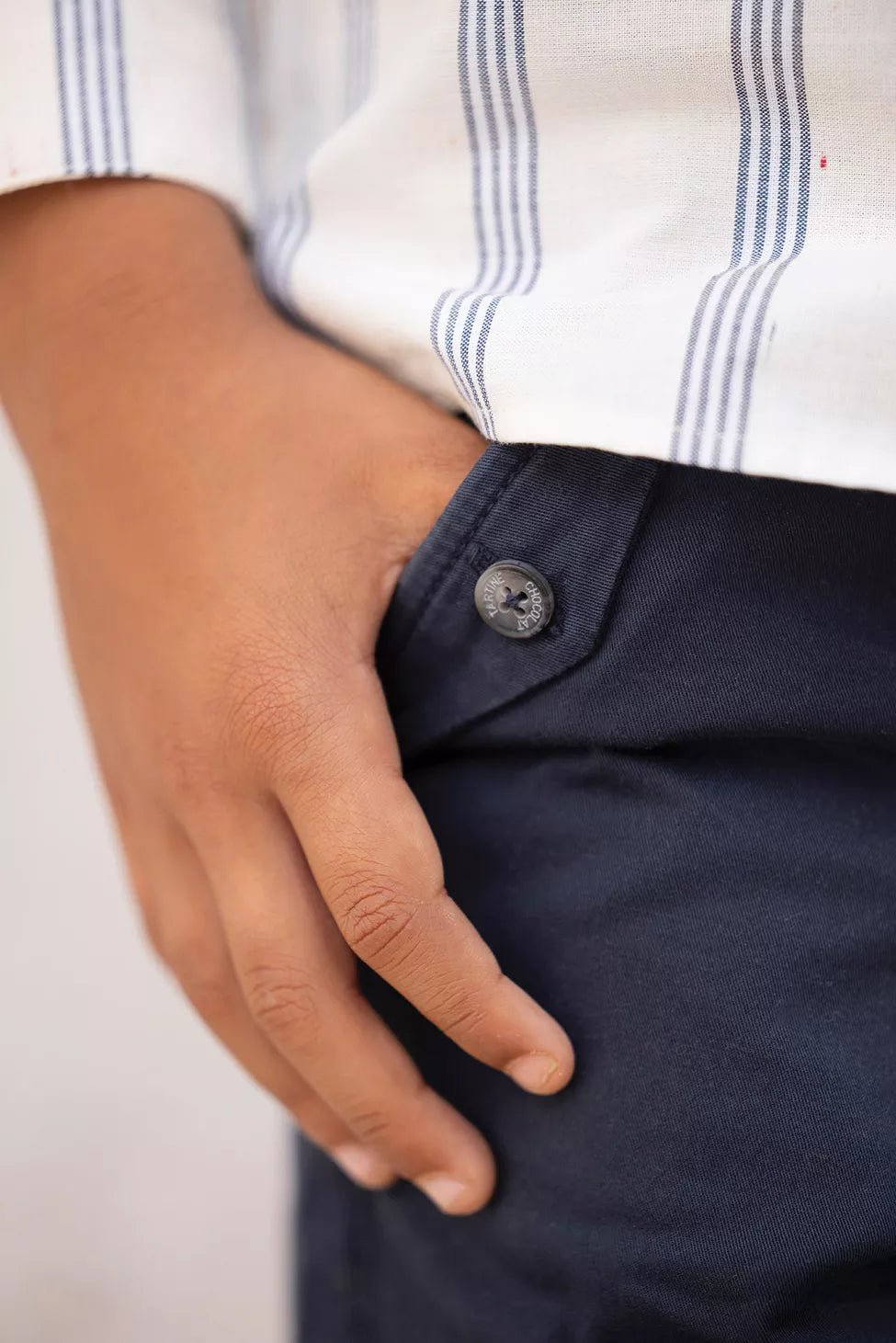 Boys Shorts Ceremonie - Marine | سروال قصير - Maison Clad