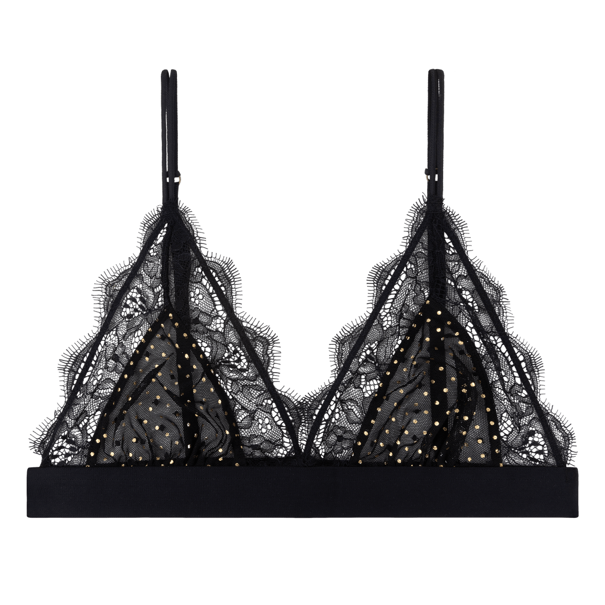 Bra Love Lace Black dots - Love lace صدرية - Maison Clad