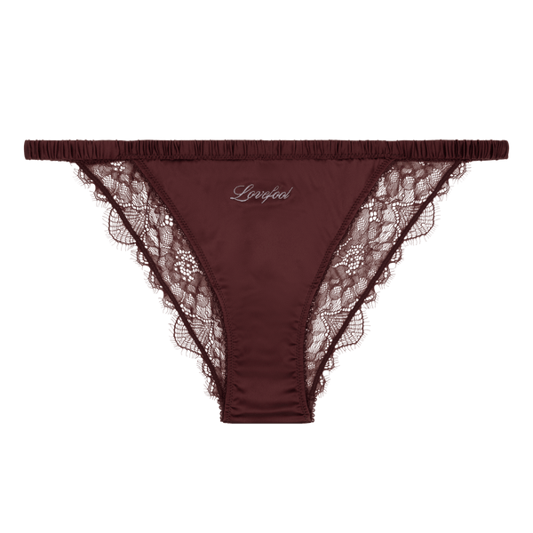 Brief Wild Rose Dark brown سروال النساء - Maison Clad