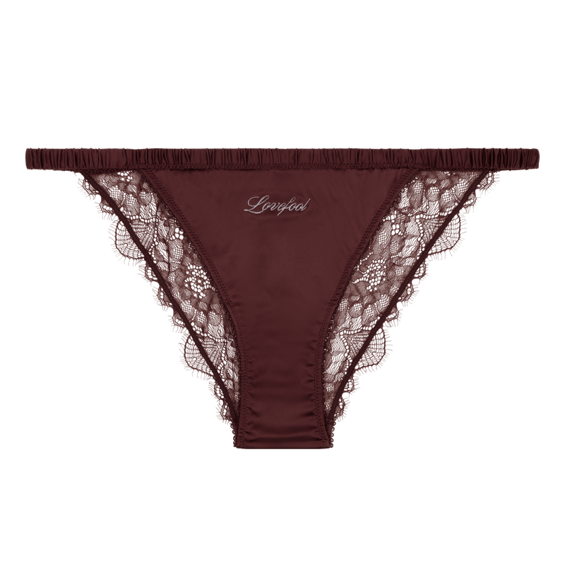 Brief Wild Rose Dark brown سروال النساء - Maison Clad
