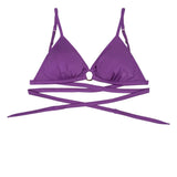 Carly Purple Bikini Top | ملابس سباحة نسائية - Maison Clad