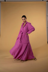 Charly Knit Dress l |فستان Charly Knit Pink - Maison Clad