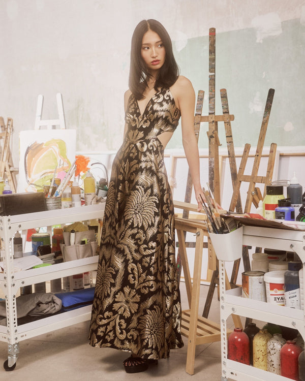 Cut Out Heliadora Black Callisto| فستان نسائي - Maison Clad