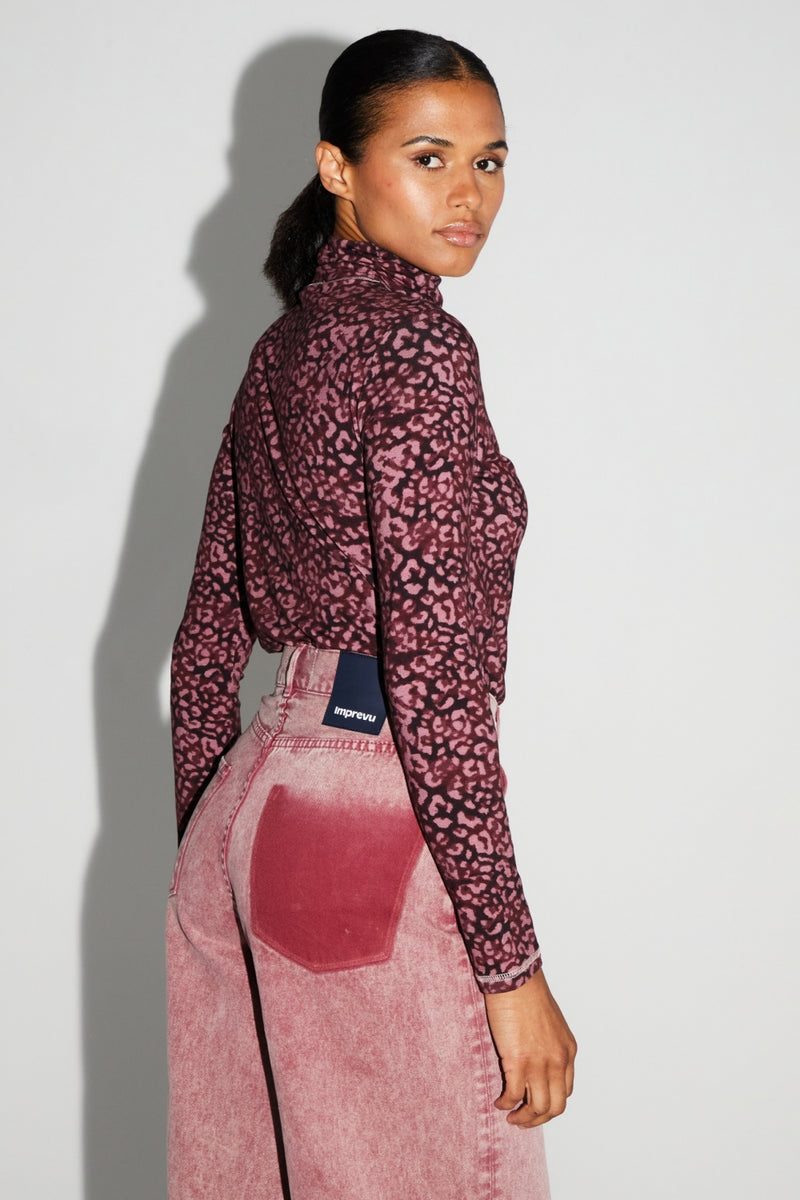 Chic Bordeaux Swiggy Palazzo Denim Pants - High Waist Wide Leg Portugal Crafted