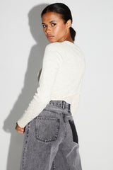 Imprevu Swiggy Grey Wide-Leg Palazzo Denim Jeans: High-Waist, Fringed Hem