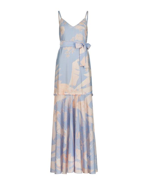 Dress Charles Peacock Blue / فستان نسائي Charles - Maison Clad