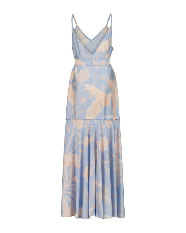 Dress Charles Peacock Blue / فستان نسائي Charles - Maison Clad