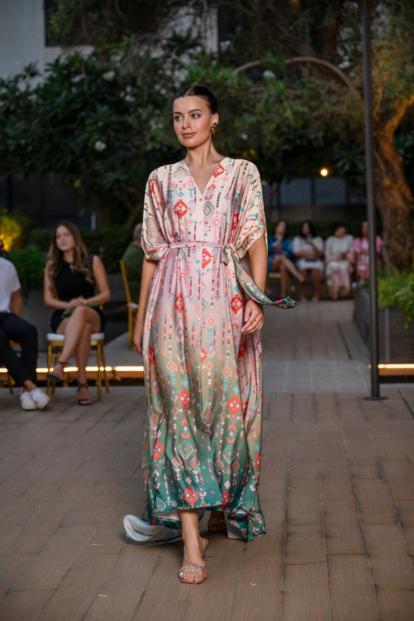 Dress Evangelia Aztec Gradient Astrology Taurus / فستان نسائي Evangelia - Maison Clad