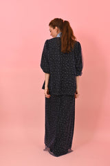 Dress Gaby Navy Blue | فستان نسائي Gaby - Maison Clad