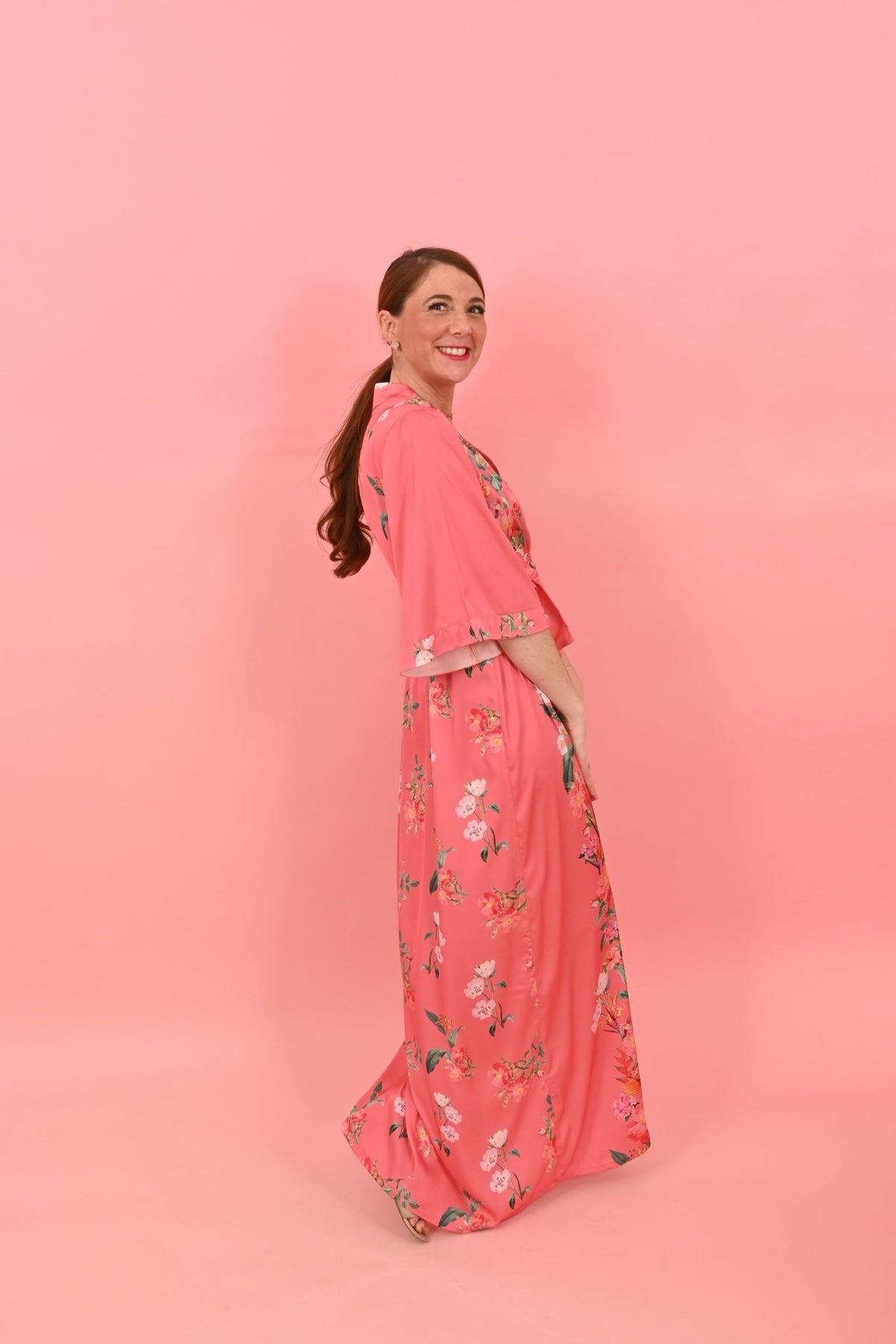 Dress Jeannette Coral |فستان Jeannette - Maison Clad