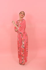 Dress Jeannette Coral |فستان Jeannette - Maison Clad