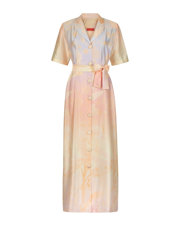 Dress Melba Peacock Gradient / فستان نسائي Melba - Maison Clad