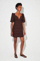 Dress Nara Jacquard Leo |فستان Nara - Maison Clad