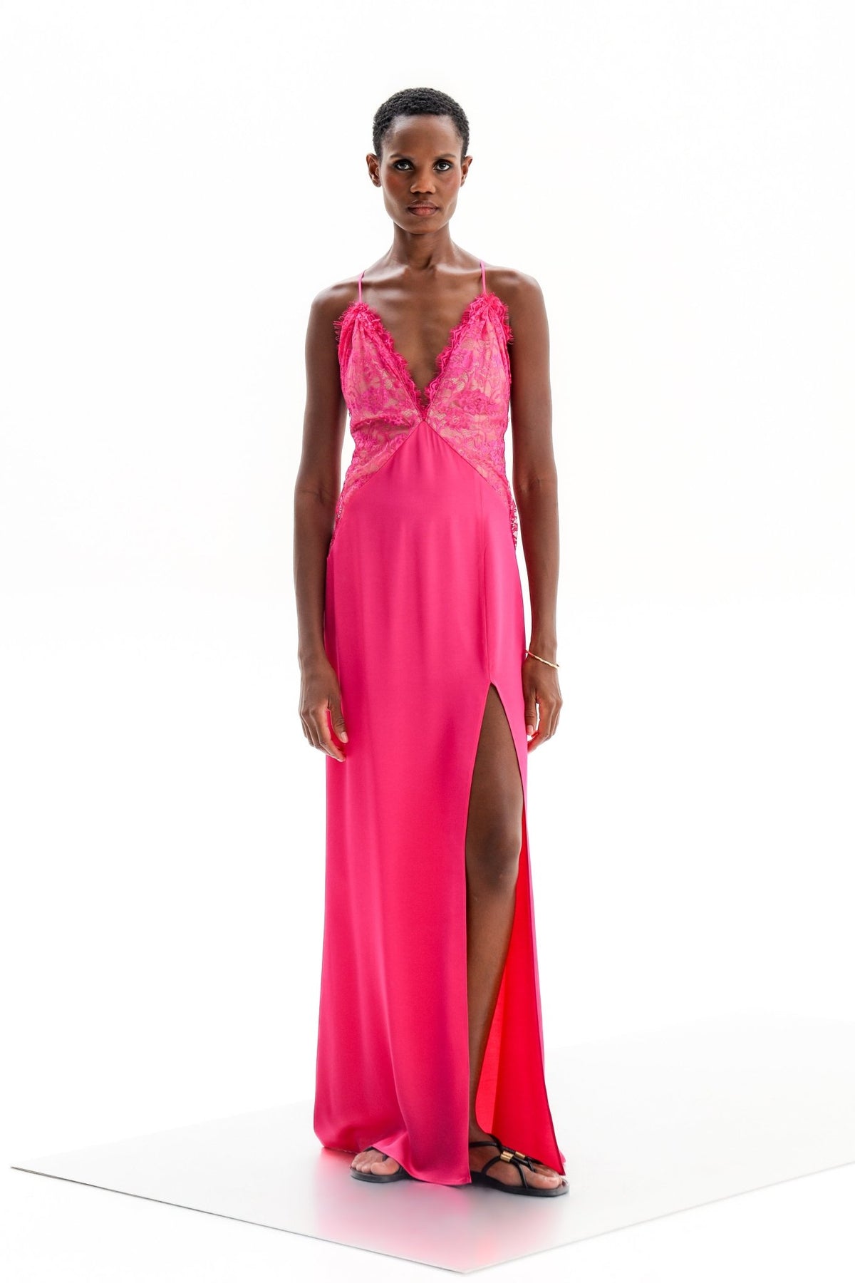 Dress Pandora Pink Althea| فستان نسائي - Maison Clad