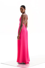 Dress Pandora Pink Althea| فستان نسائي - Maison Clad