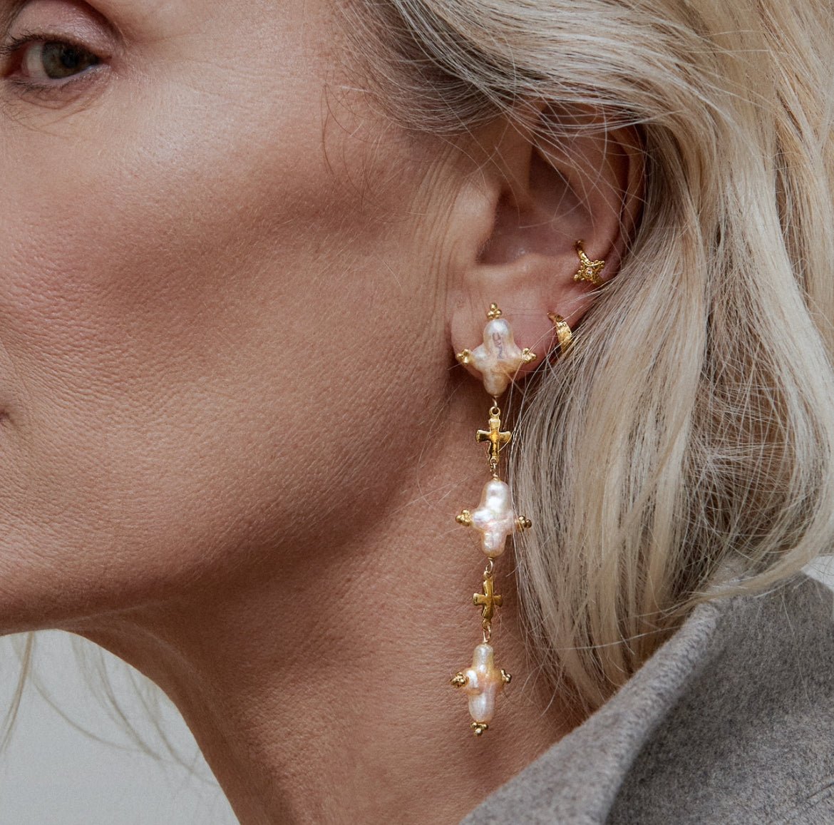 Earring Hellenica - Hellenica أقراط - Maison Clad