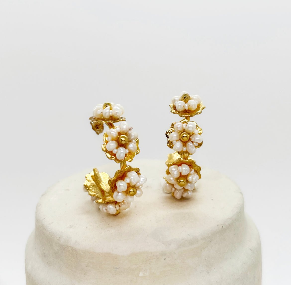 Earring Lefkada Medium - Lefkada أقراط - Maison Clad