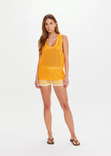 FENWAY WALE TANK TOP MIMOSA| بلوزة FENWAY - Maison Clad