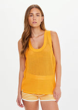 FENWAY WALE TANK TOP MIMOSA| بلوزة FENWAY - Maison Clad