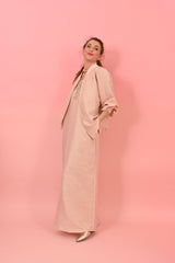 Grace Dress Pink Embroidery | فستان نسائي Grace - Maison Clad