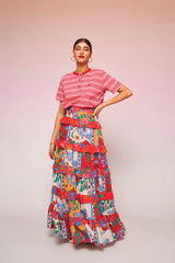 Gwen Tee Pink | بلوزة نسائية - Maison Clad