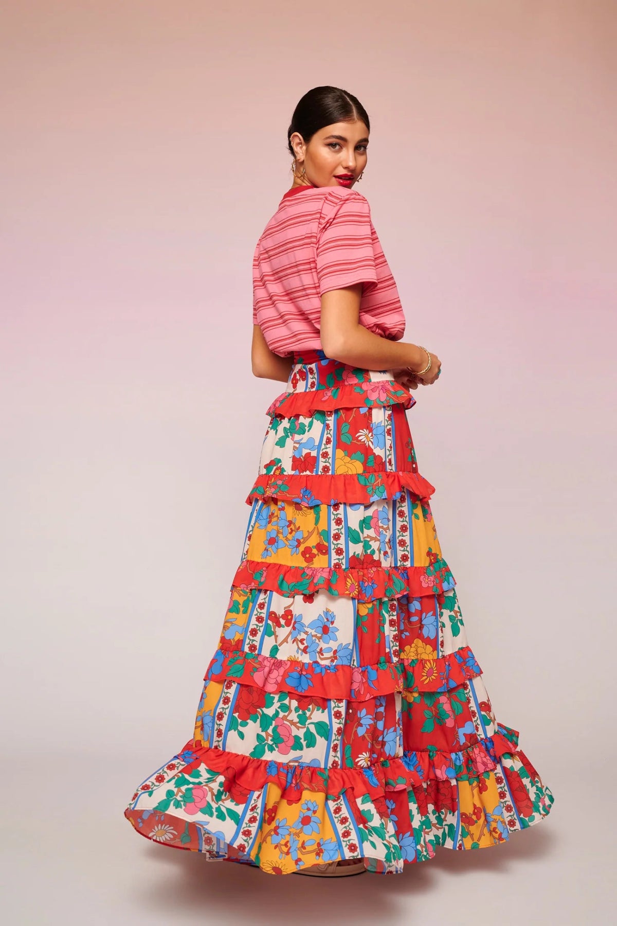 Gwen Tee Pink | بلوزة نسائية - Maison Clad