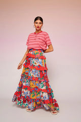 Gwen Tee Pink | بلوزة نسائية - Maison Clad