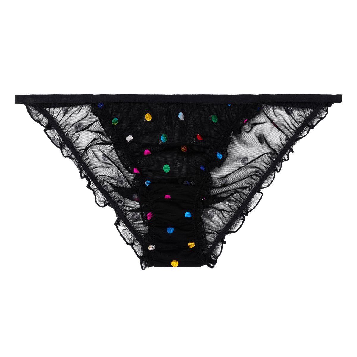 Isabel Black Multi Dots | الملابس الداخلية النسائية - Maison Clad