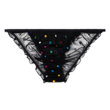 Isabel Black Multi Dots | الملابس الداخلية النسائية - Maison Clad