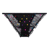 Isabel Black Multi Dots | الملابس الداخلية النسائية - Maison Clad