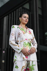 Jacket Jackson Astrology Leo Off White سترة Jackson - Maison Clad