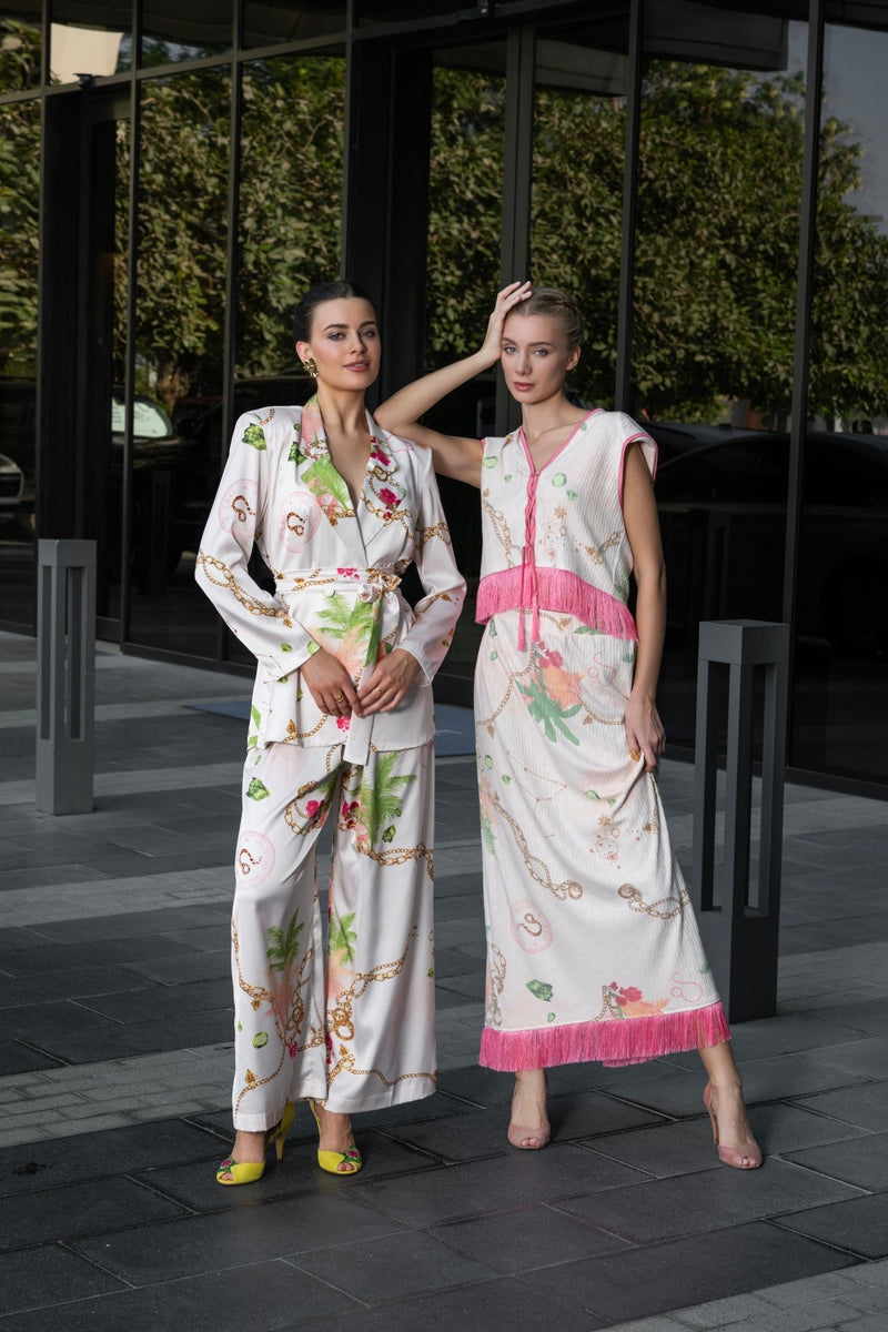 Jacket Jackson Astrology Leo Off White سترة Jackson - Maison Clad