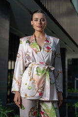 Jacket Jackson Astrology Leo Off White سترة Jackson - Maison Clad