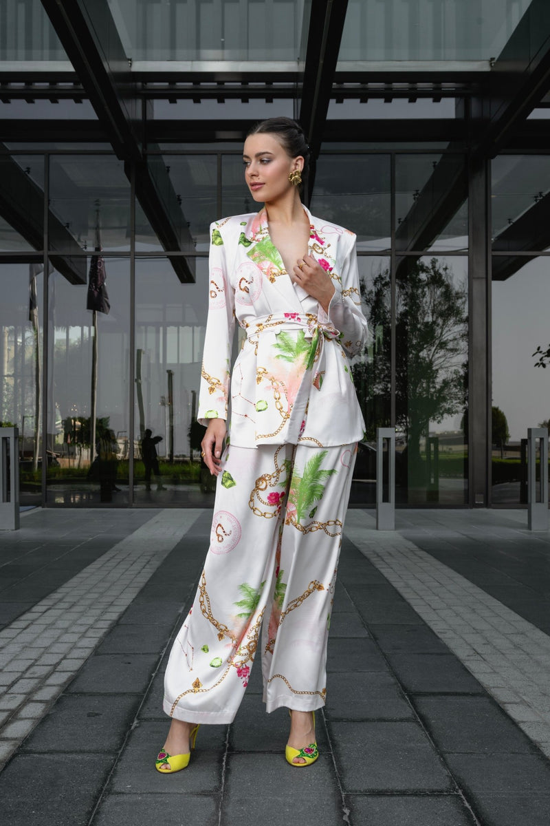 Jacket Jackson Astrology Leo Off White سترة Jackson - Maison Clad