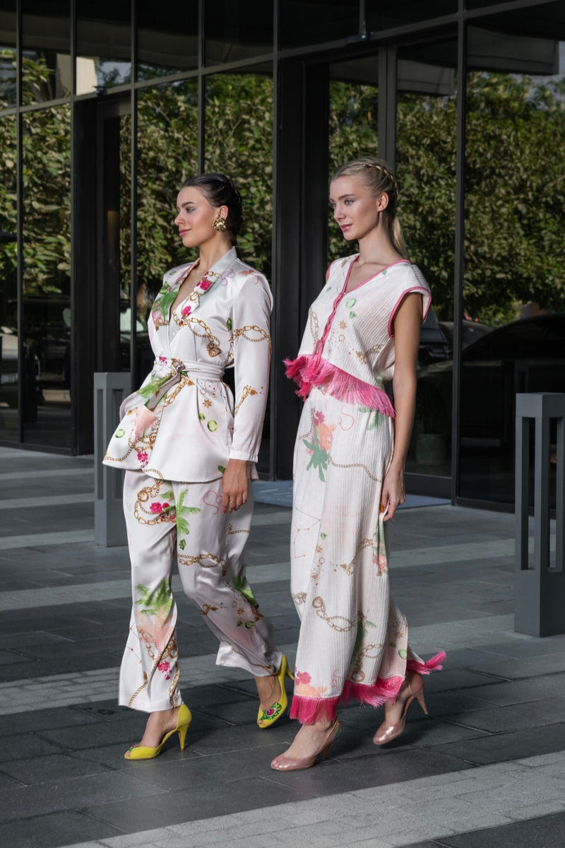 Jacket Jackson Astrology Leo Off White سترة Jackson - Maison Clad