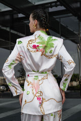 Jacket Jackson Astrology Leo Off White سترة Jackson - Maison Clad