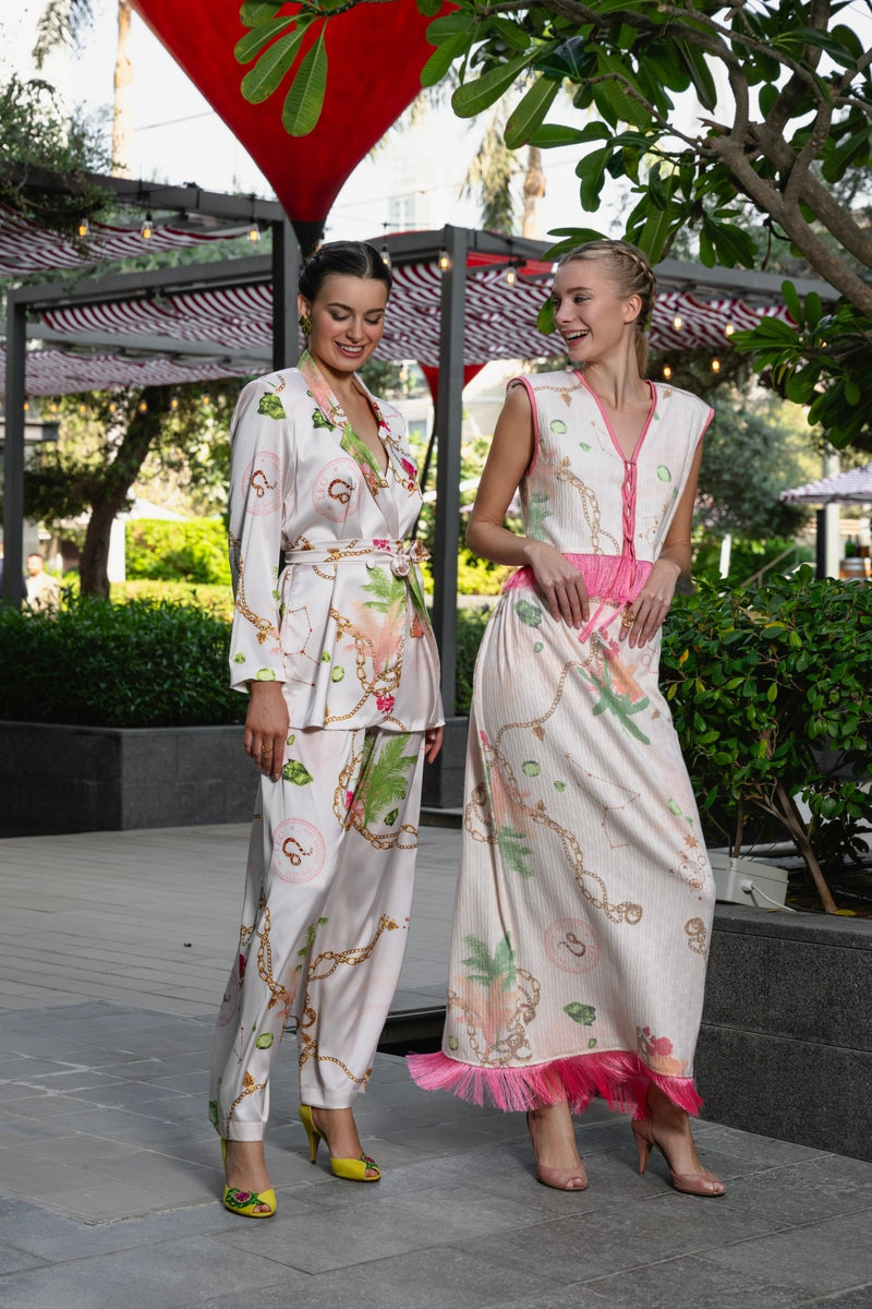 Jacket Jackson Astrology Leo Off White سترة Jackson - Maison Clad