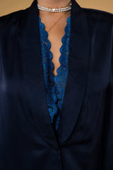 Jacket Jane Lace Navy| بلوزة نسائية Jane Lace Navy - Maison Clad