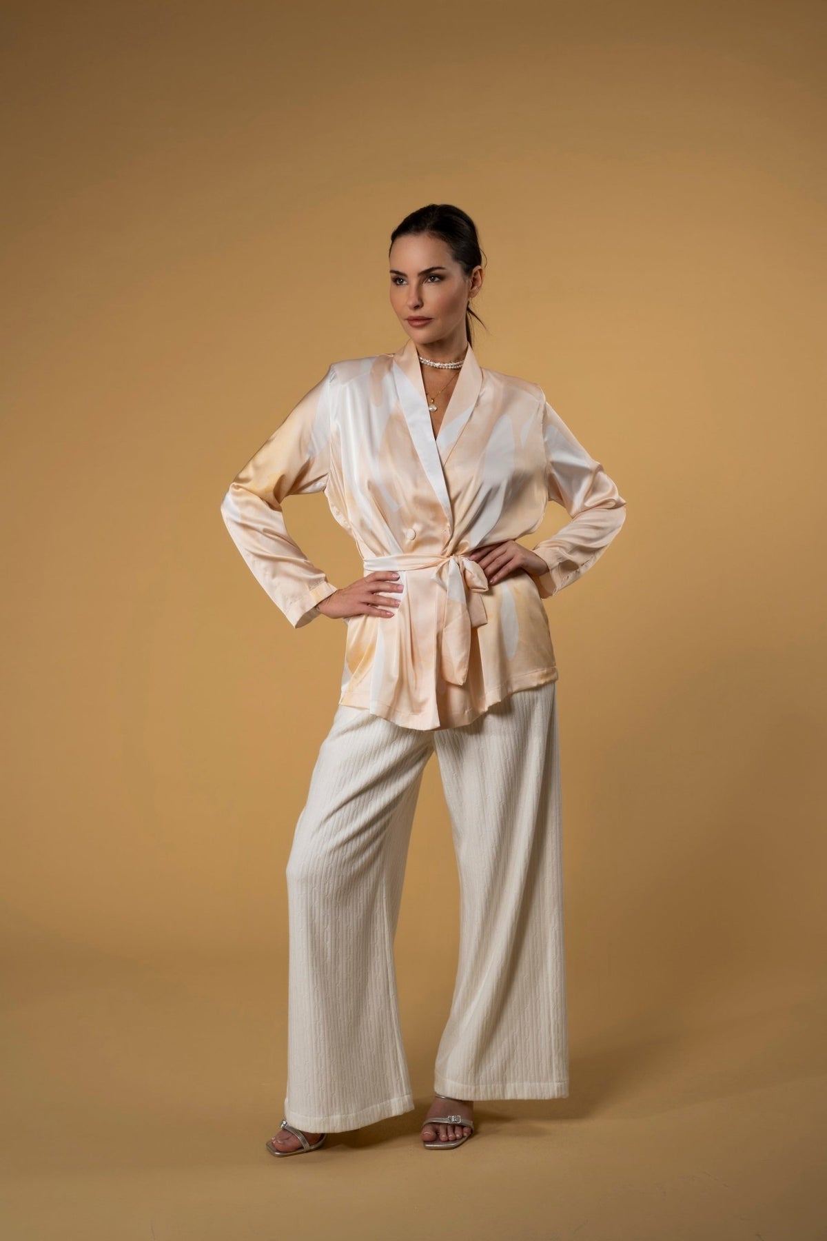 Jacket Jokko Army Sand | بلوزة نسائية Jokko Army Sand - Maison Clad