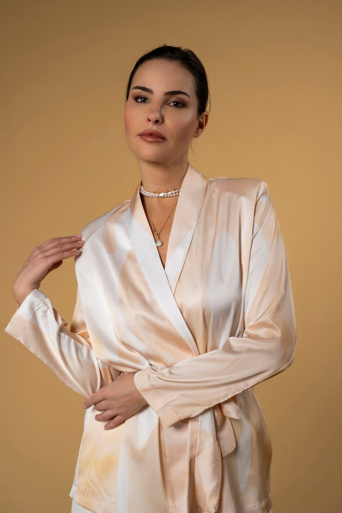 Jacket Jokko Army Sand | بلوزة نسائية Jokko Army Sand - Maison Clad