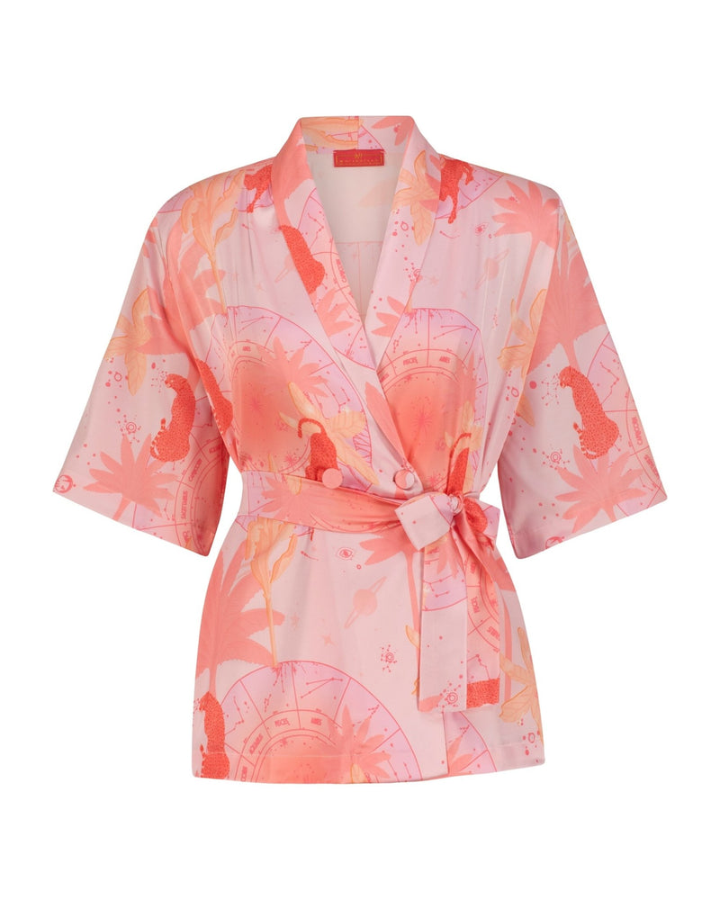 Jacket Leo Astro Jungle Pink | بلوزة نسائية Leo - Maison Clad