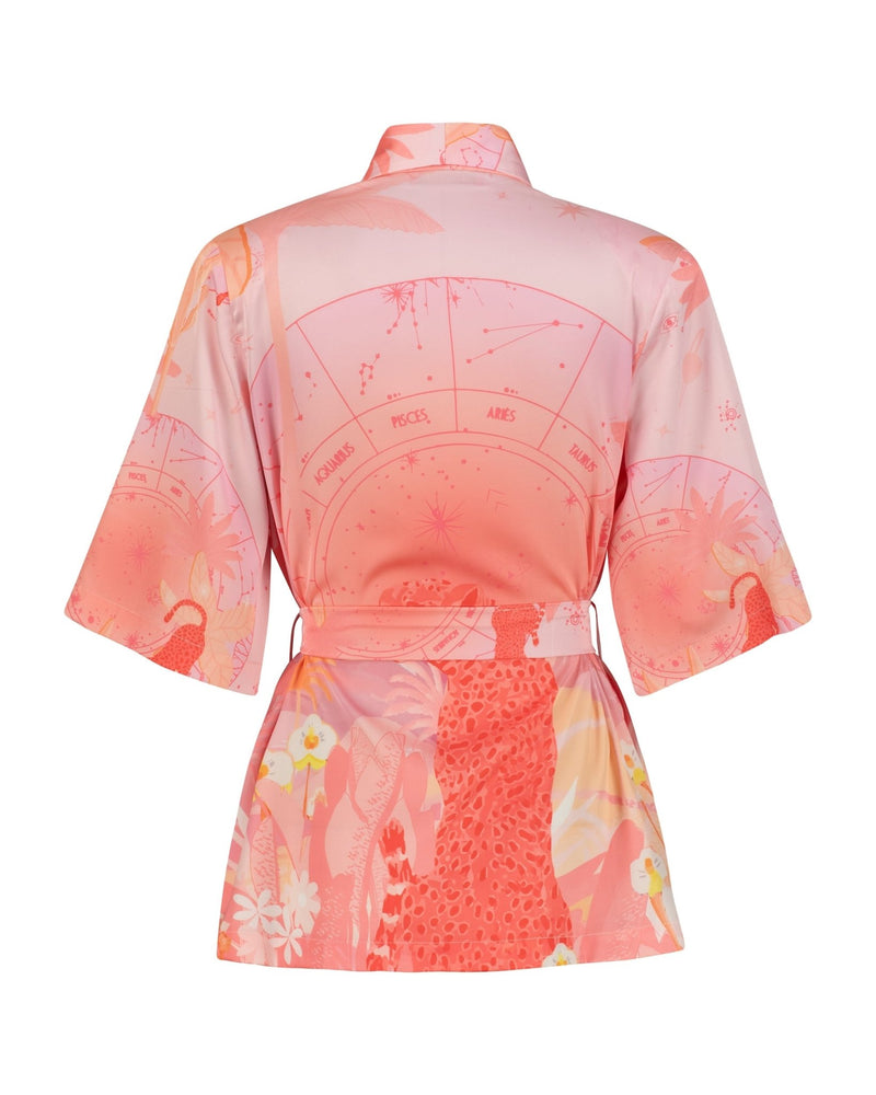 Jacket Leo Astro Jungle Pink | بلوزة نسائية Leo - Maison Clad