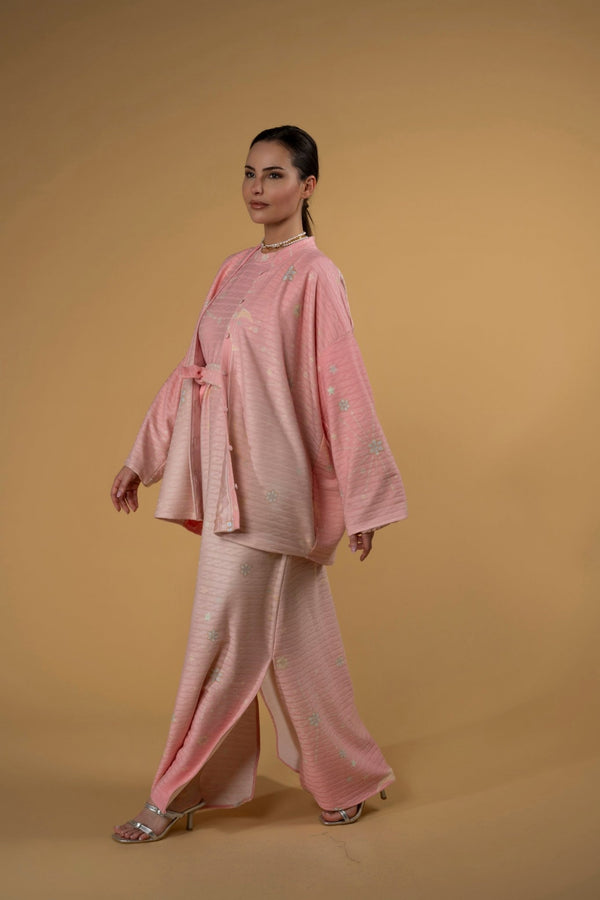 Jacket Vanille Stella D'oro | بلوزة نسائية Vanille Knitwear Silk Reversible - Maison Clad