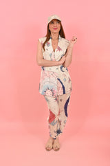 Jacket Vest Marcel Astro Off White| بلوزة نسائية - Maison Clad