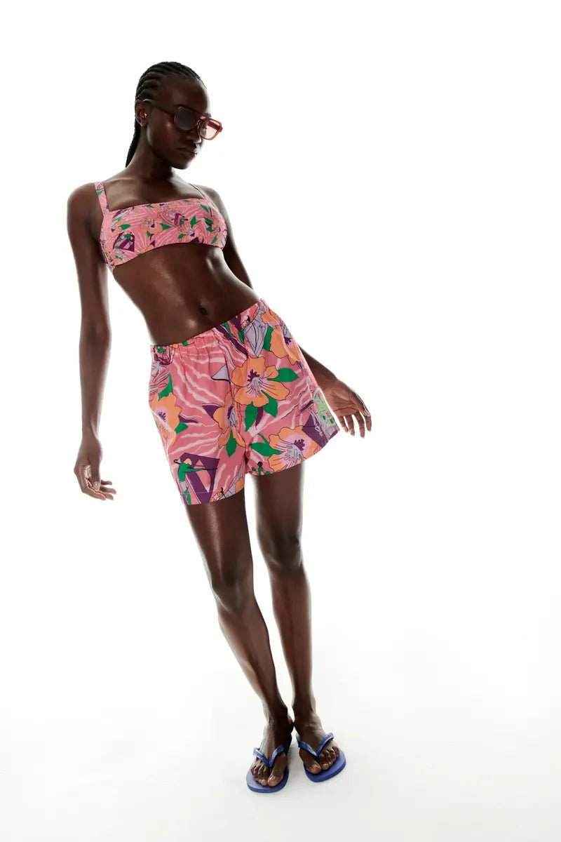 James Pink Shorts | بيجاما نسائية - Maison Clad
