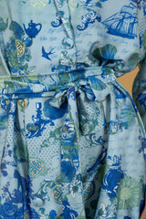 Jouy Lace Jacky Short Dress l |فستان Jouy Lace Jacky Dress - Maison Clad