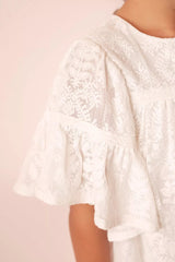 Kids' Dress Capsule Chic - Ecru | فستان - Maison Clad