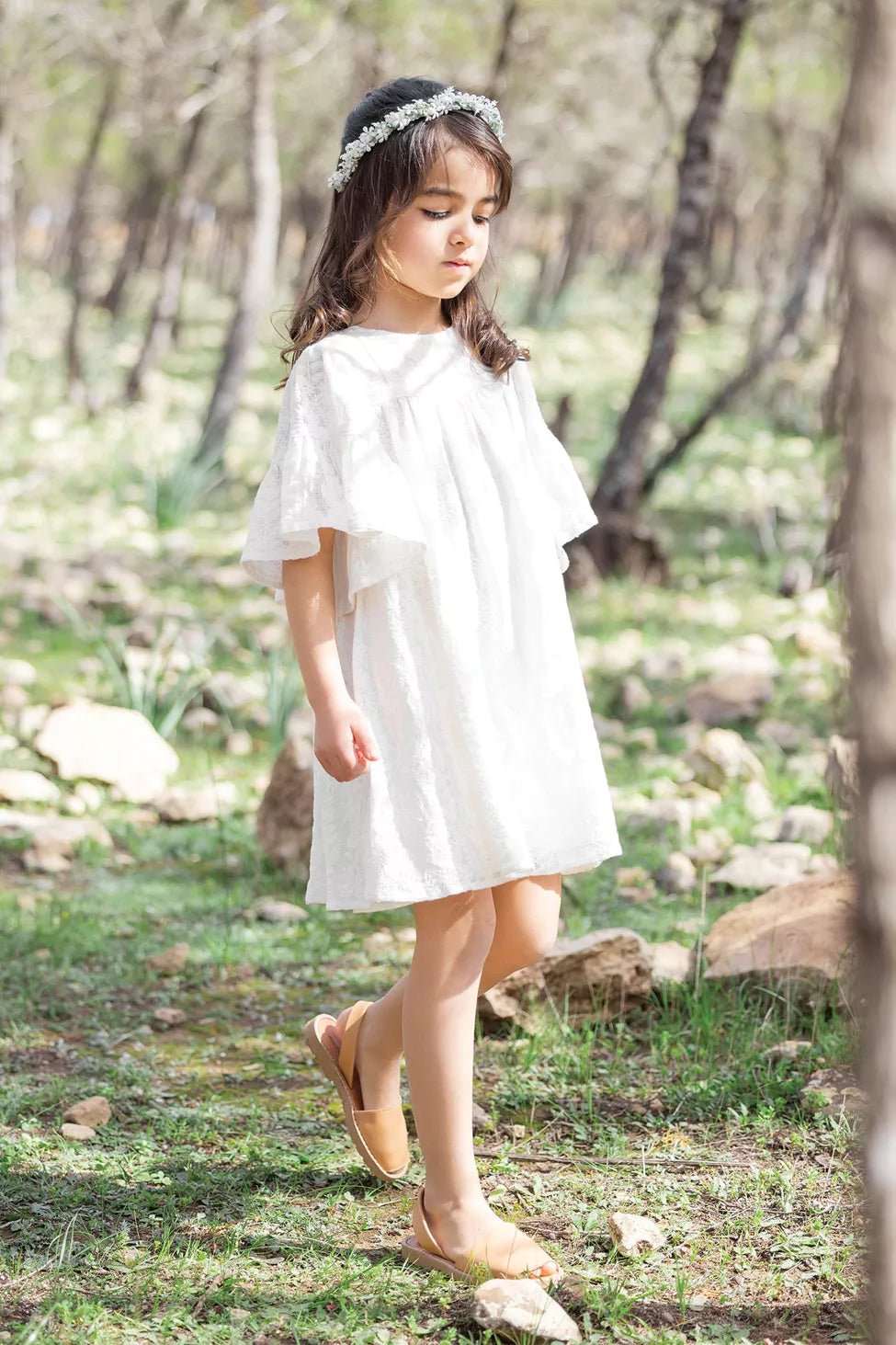 Kids' Dress Capsule Chic - Ecru | فستان - Maison Clad