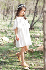 Kids' Dress Capsule Chic - Ecru | فستان - Maison Clad