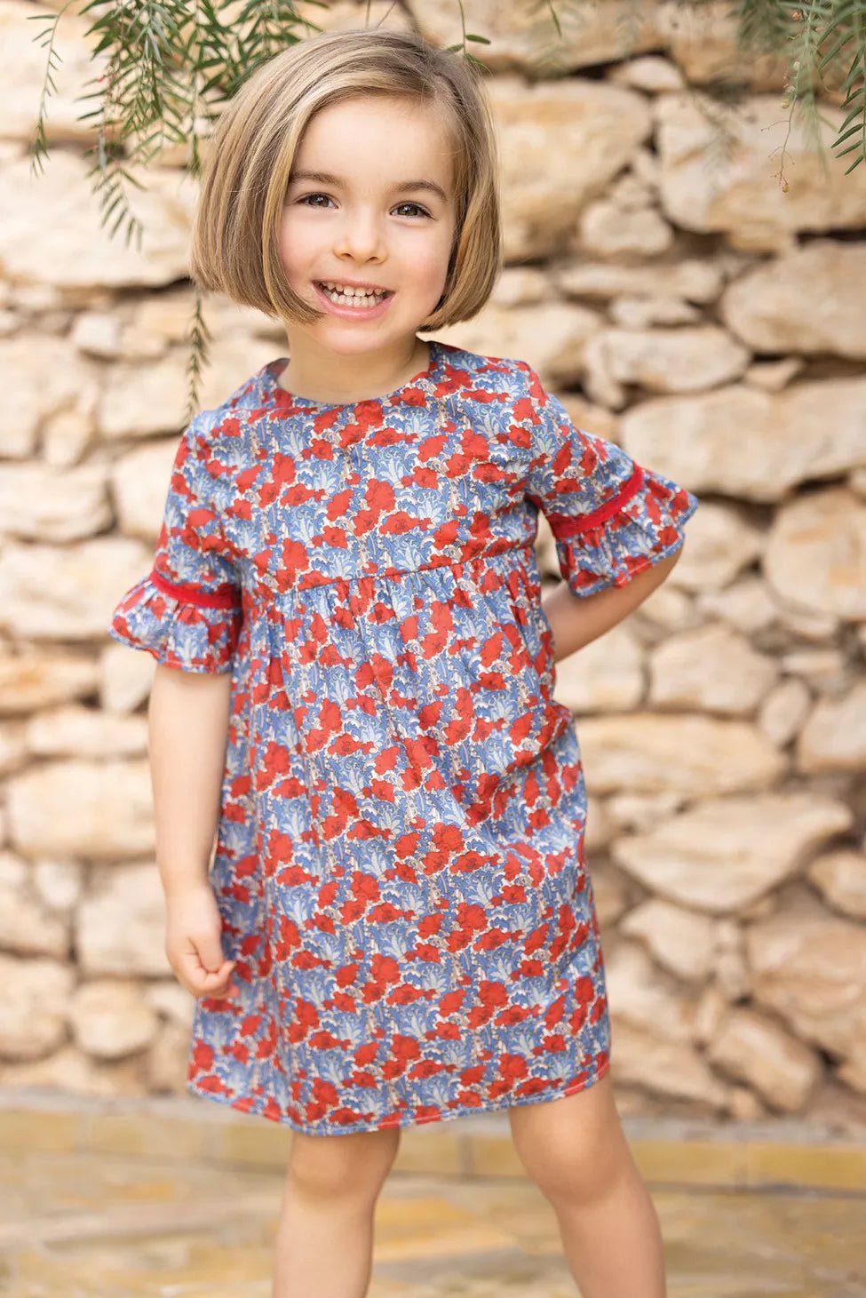 Kids' Dress Coquelicot | فستان - Maison Clad